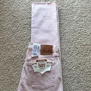 Levi's Women's Light Pink Skinny Jeans